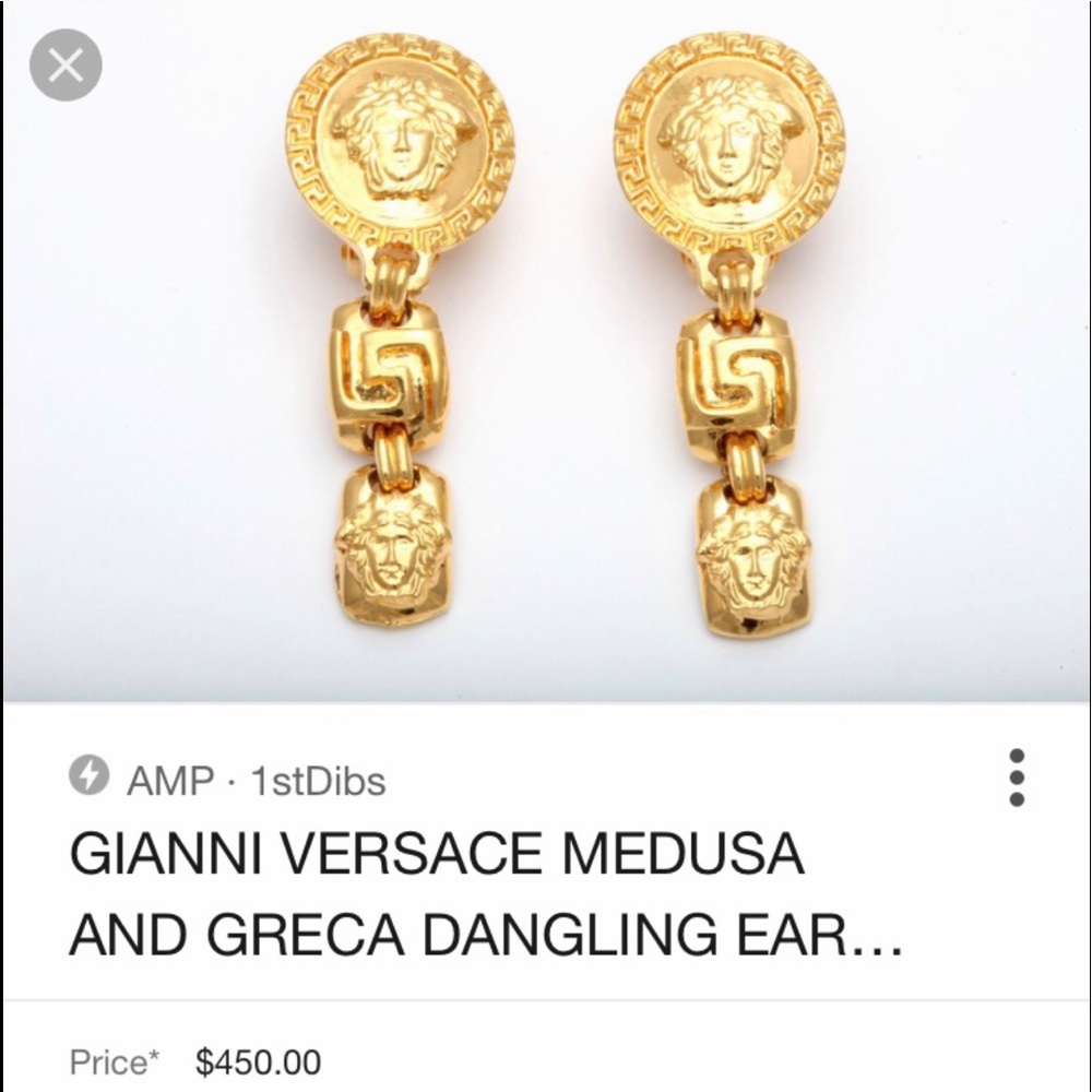 Vintage Gianni Versace earrings